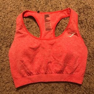 Gymshark Seamless Sports Bra- Sherbert Pink Marl